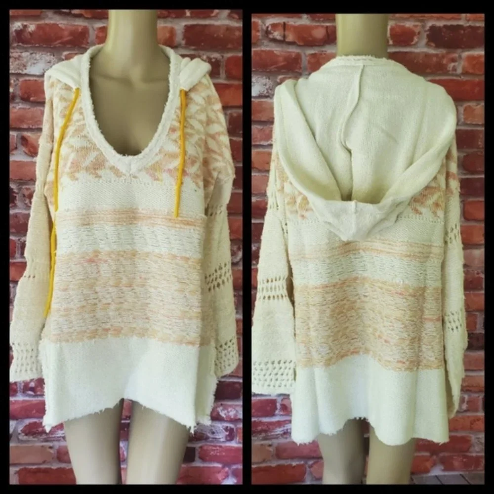 Free People Coastline Hoodie Small NWT - Picture 7 of 7